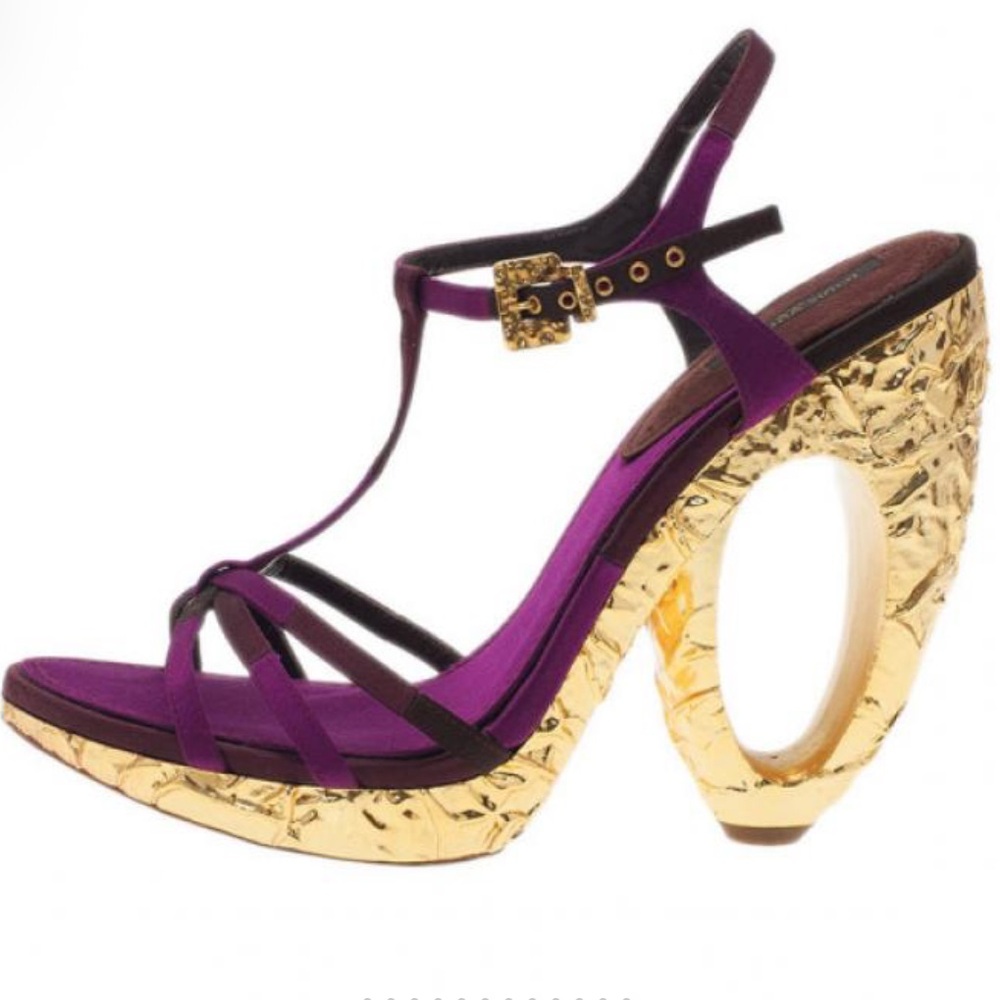 LV runway heels